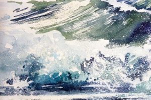 Sonja Jannichsen Malen am Meer