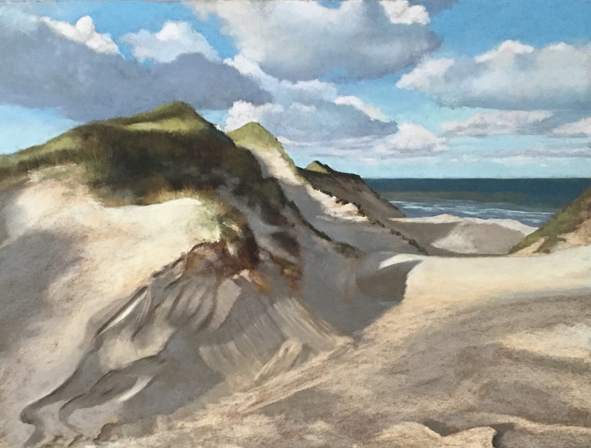 Nordische Küste, 59 x 79 cm, Pastell, 2016