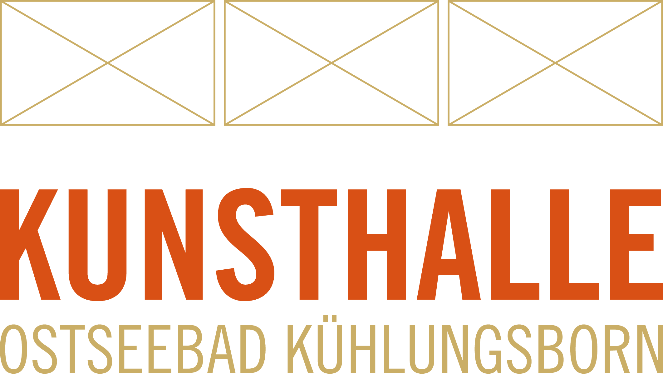 LOGO Kunsthalle Kühlungsborn_orange gold