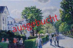 Ostseeallee in Kühlungsborn 2018 Öl auf Leinwand 40 x 60 cm c Thomas Freund_ausgebucht