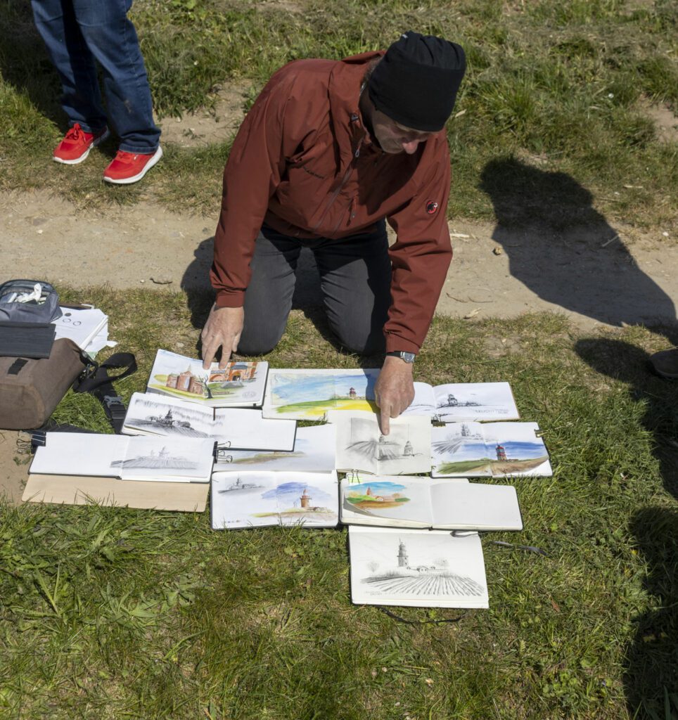 Sketchen mit Jens Hübner am BUK 2022 05 04