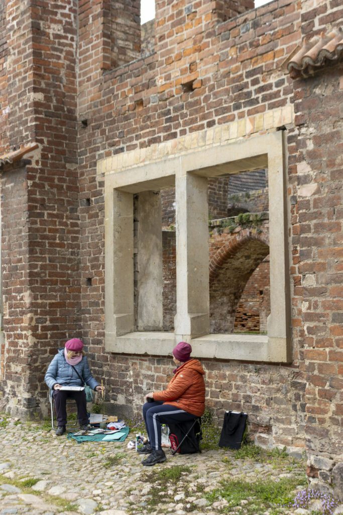 Malen mit Max Struwe beim Kornhaus in Bad Doberan