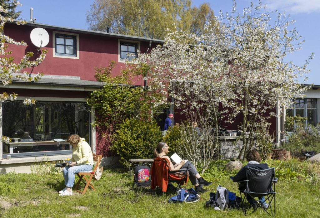 Malen mit Sonja in der der Alten Büdnerei