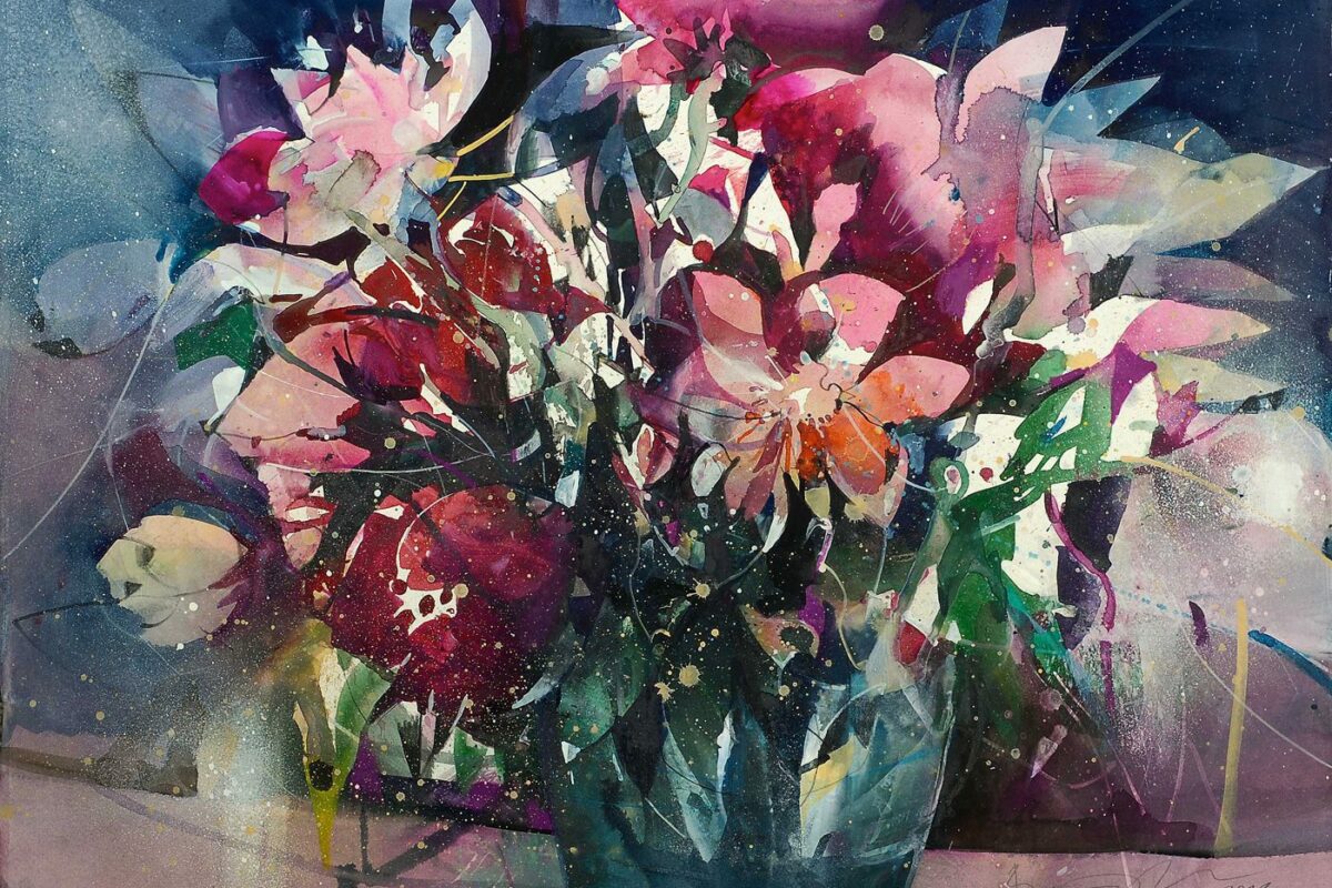 1353-Dunkelrote-Pfingsgtrosen